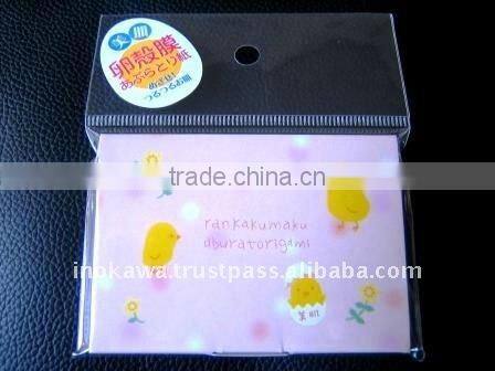 Oil Blotting Paper with Eggshell Membrane Pop-Up Style 100sheets made in japan