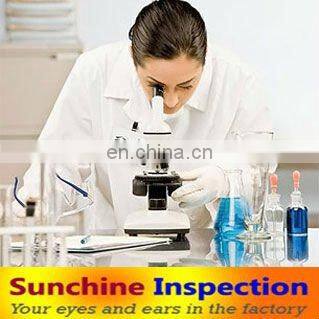 Lab test/inspection in chemicals/LED Screen preshipment quality control/factory audit/guarantee product conformity/qc