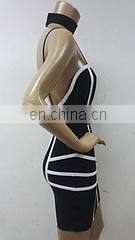 Amigo 2017 new style mini strap backless bandage dress sexy low cut evening dresses for women party wear