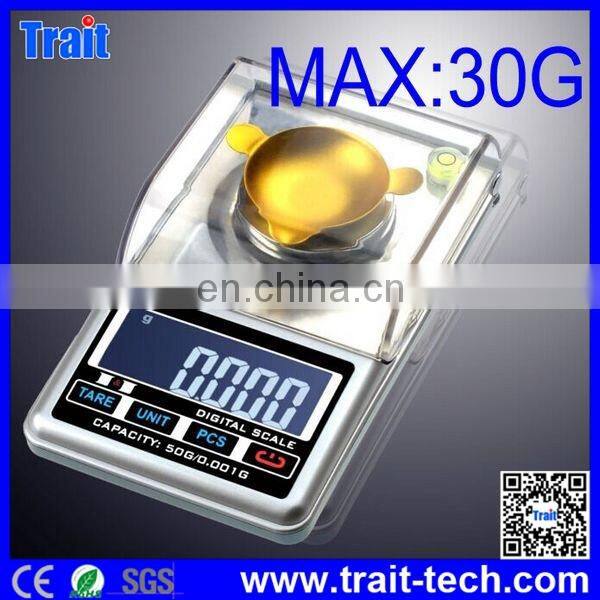 High Accuracy Mini Electronic Digital Jewelry Weigh Scale Balance Pocket Gram LCD Electronic Scales