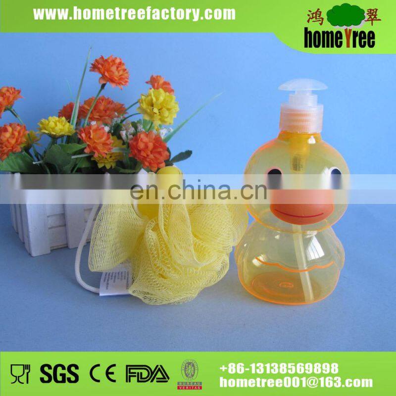 New Rectangle Bathing Plastic Shampoo Bottle Packaging (Green/Blue)