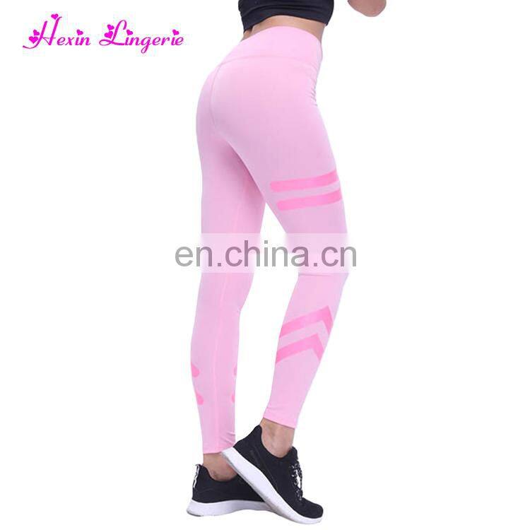 Oem Alphabet Flora Fashion Wicking Opaqu Track Yoga Women Sport Pants