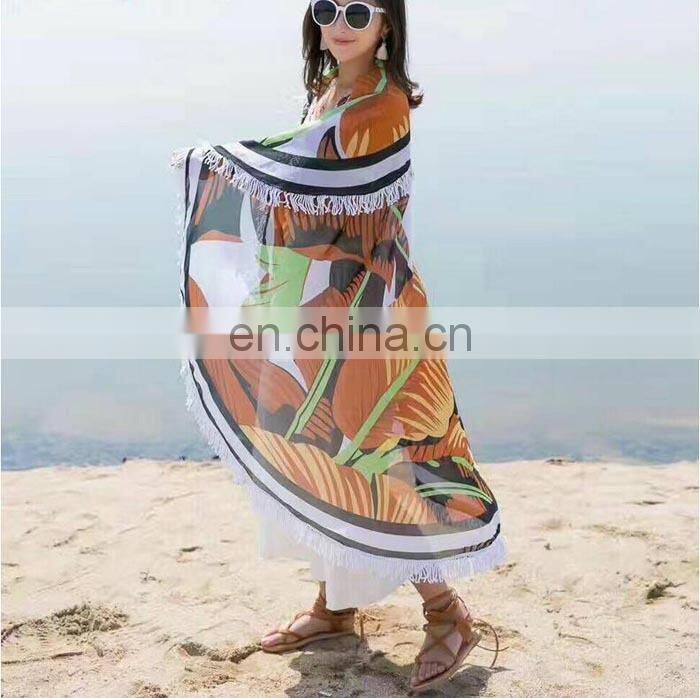 fashion custom wholesale turkish beach towel with tassels