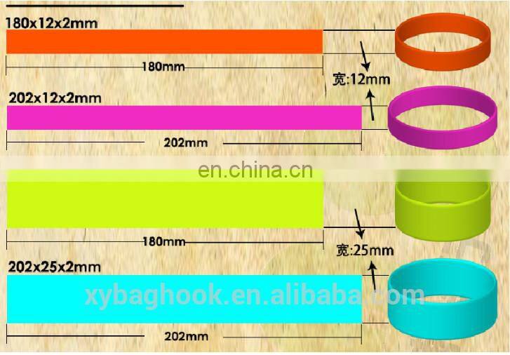 Bottle price thick silicone bracelet for summer camp
