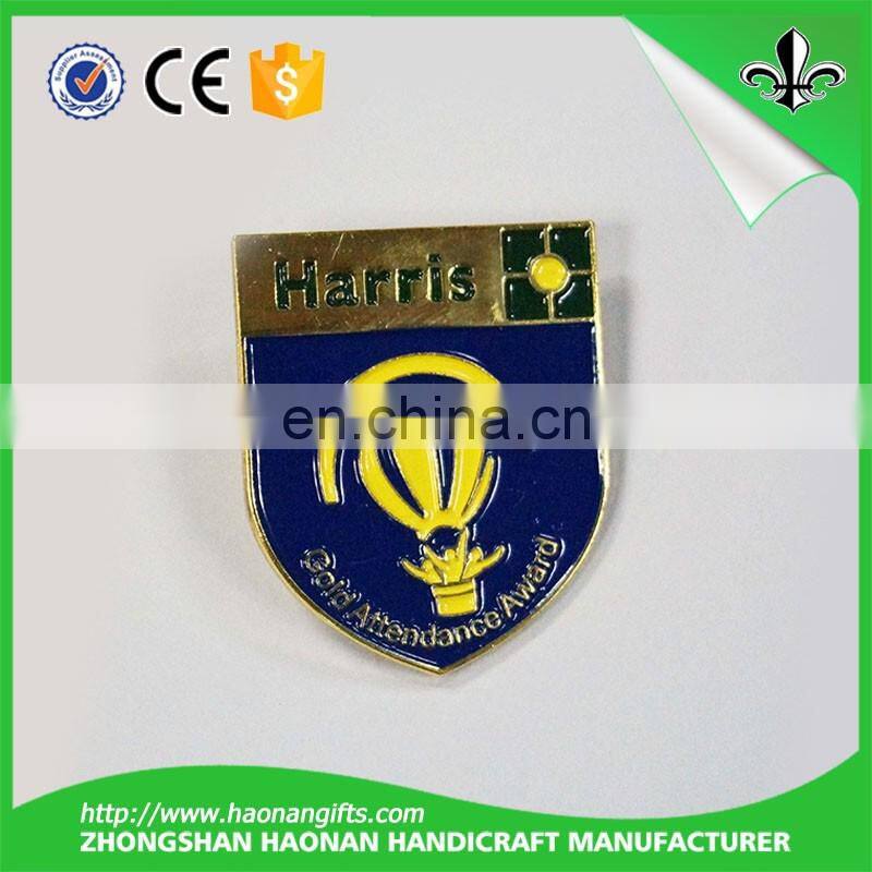 High quality custom metal lapel pin badge for promotion