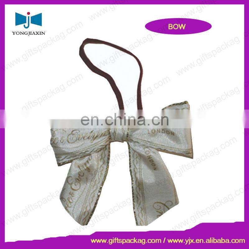 2016 Pre-tied Ribon Bow with Elastic Loop/Bottle Neck Decoration bow