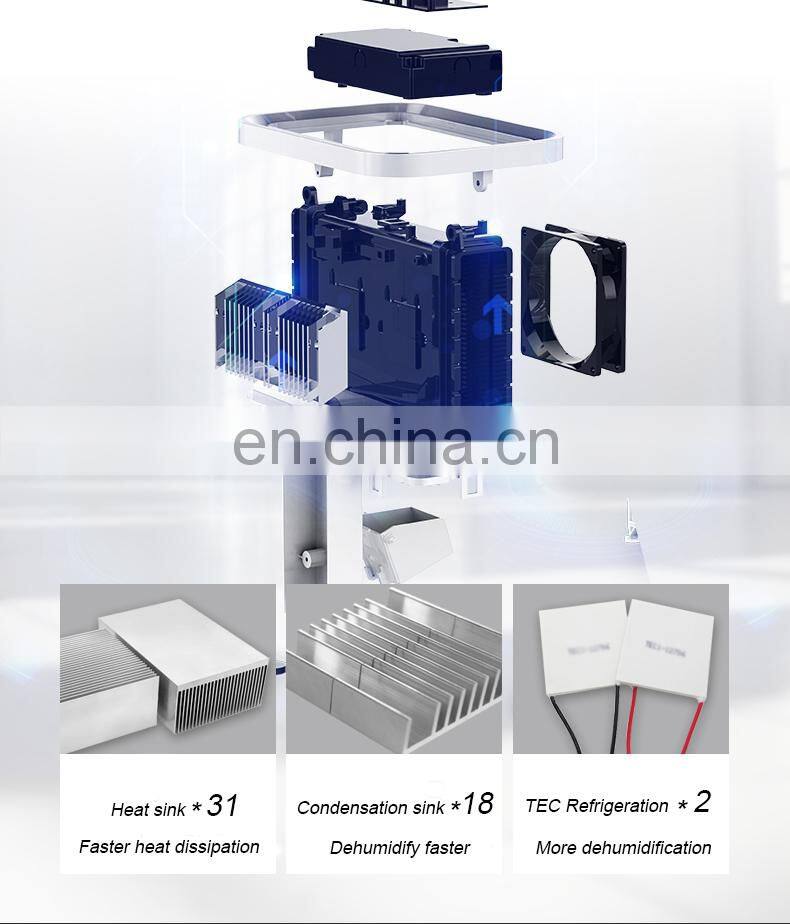 LED Display commercial popular portable dehumidifier