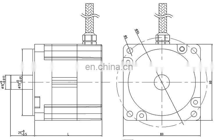 brushless motor high rpm 48v 200 watt dc motor bldc motor BMM722