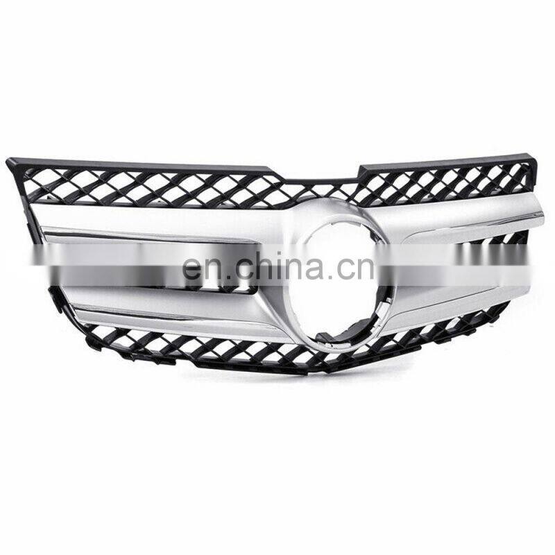 ABS Chrome Front Grille Grill Fit 08-12 For Mercedes-Benz X204 GLK250 GLK350