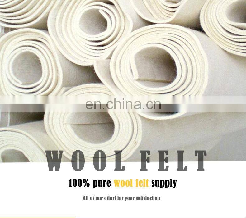 colorful colors felted merino wool 2mm