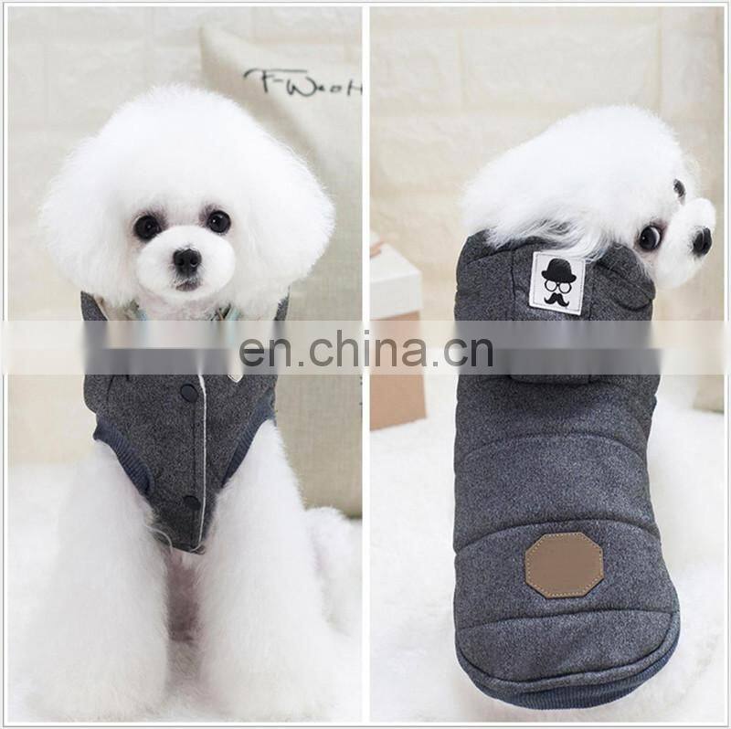 Hot Sale Hooded Teddy Vest Small Dog Vest Clothes Warm Winter Pet Hoodie