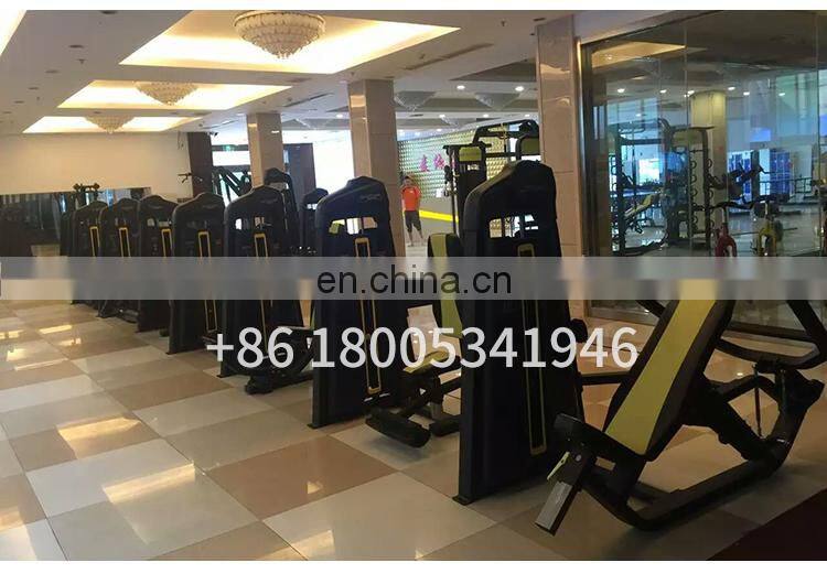 Commercial gym equipment strength exercise machine seated Incline Chest Press