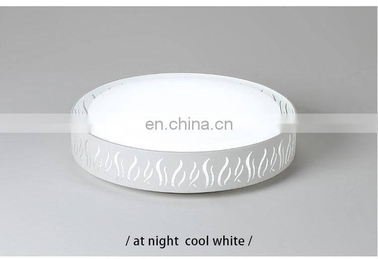 Modern LED Ceiling Light Round Bedroom Simple Living Restaurant Lighting