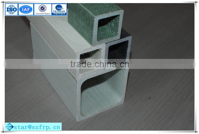 FRP/GRP/glass fiber reinforced plastics channel/frp square tube