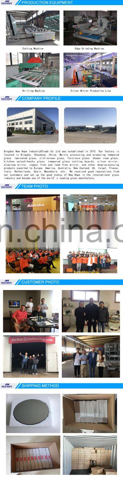 Centerpiece mirror tiles candle plate square shaped for weddings 12x12 inch per set