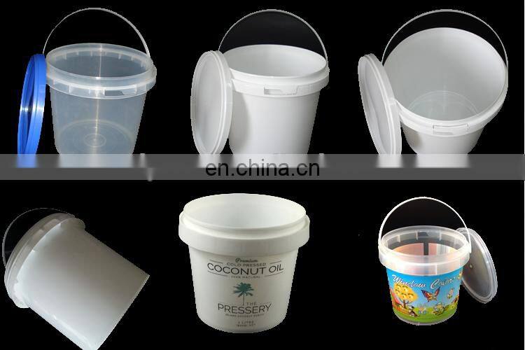 food grade containers plastic pail white bucket 5L