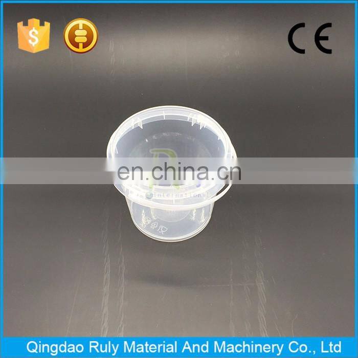 Custom different sizes clear plastic pail for kid's toys