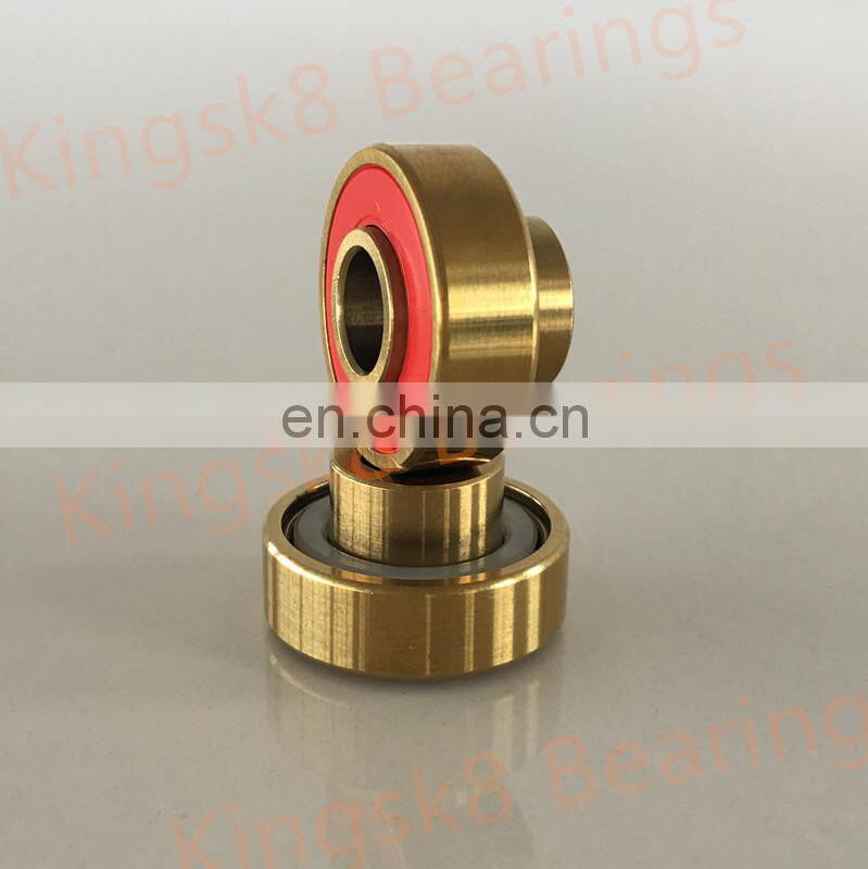 Skate board Gold Titanium Built-In Electric longboard Bearings, Electric Longboard bearing