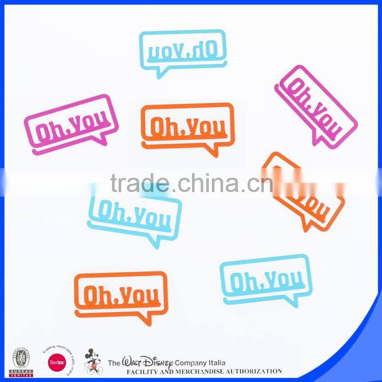 Custom design colorful korean paper bookmark