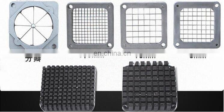 Root vegetables potato finger and potto wedges cutter