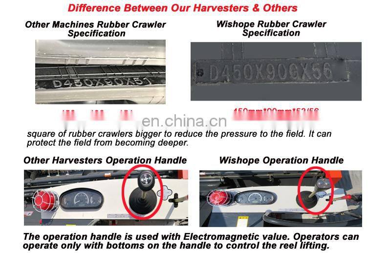 Multi Functions of Rice / Wheat / Corn Kubota Similar Combine Harvester