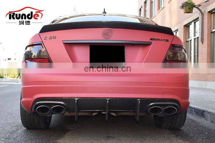 Runde Brilliant Quality Car Modification Body Parts Rear Spoiler For Mercedes-Benz W204 C180 C260 C300 C36 rear spoiler