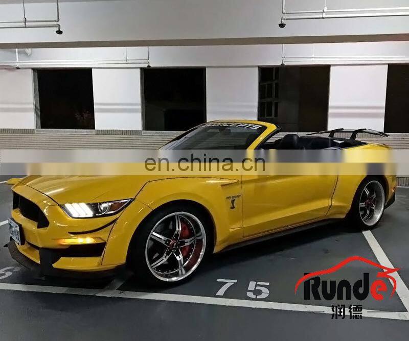 Runde Car Modification Body Parts Resin Material Suitable For 2015-2017 Ford Mustang Rocket Rabbit Style Wide Body Wheel Eyebrow