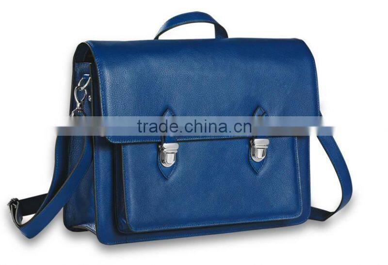New design genuine pebble leather convertible backpack or crossbody messenger bag