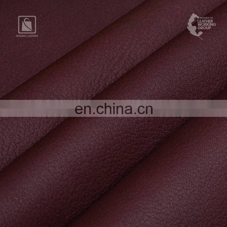Unique Design Hot Selling Smooth Feel Natural and Naked Look Chrome Tanned Cow Genuine Leather