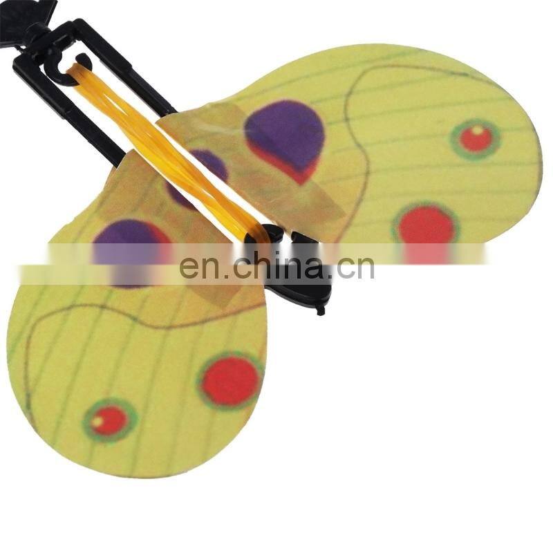 Magic Butterfly Flying in the Book Fairy Rubber Band Powered Wind Up Butterfly Toy Great Surprise for Wedding And Birthday Gifts