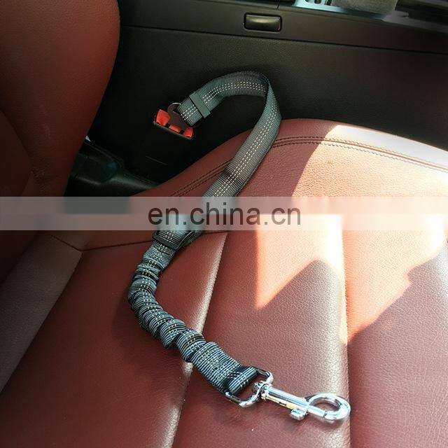 Pet Car Seat Belt Dog Seat Belt Dog Leash Vehicle Belt Adjustable Cushioning Elastic Reflective Safety Rope for Dog Cat
