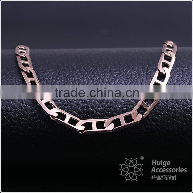 Chains Necklaces Type simple link chain jewelry chain decorative chain coffee gold plated necklace