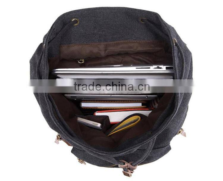 Travel Canvas Backpack Sport Rucksack Camping School Satchel