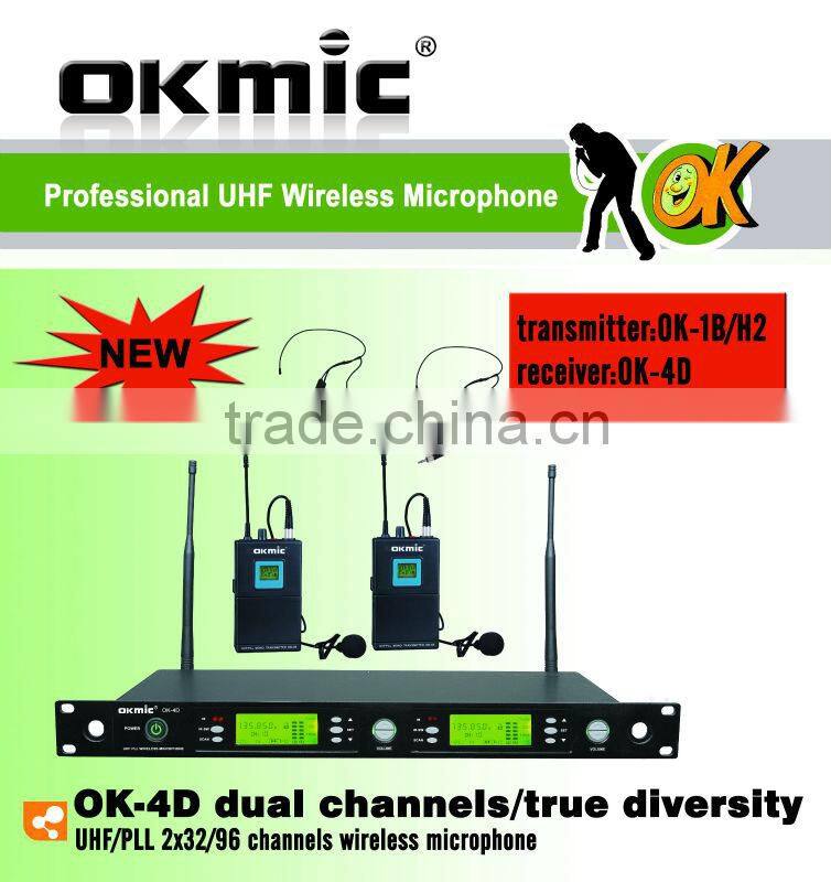 wireless microphone transmitter receiver/karaoke microphone wireless headset/outdoor wireless microphone