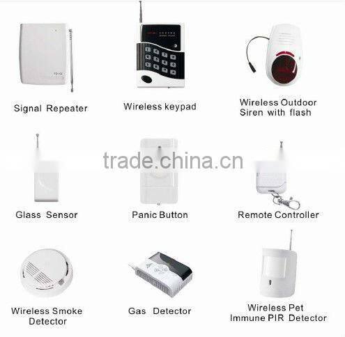Wired Infrared Smoke & Fire alarm sensor detector/ Flame detector