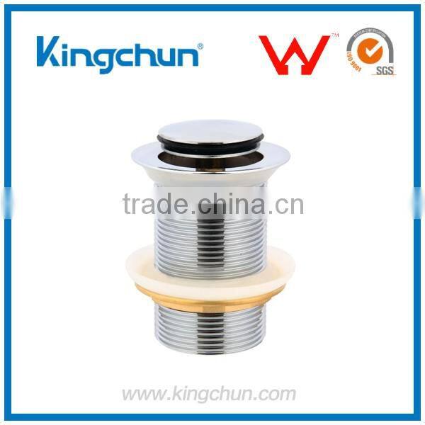 Watermark Western Style Basin Waste Chrome Polished Sink Drain Pop Up without Overflow(K281)