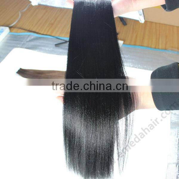 Top quality tangle&shed free unprocessed virgin kinky curly indian human hair 7A