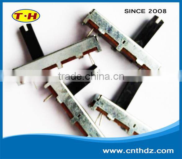 Single straight type slide potentiometer sliding potentiometer