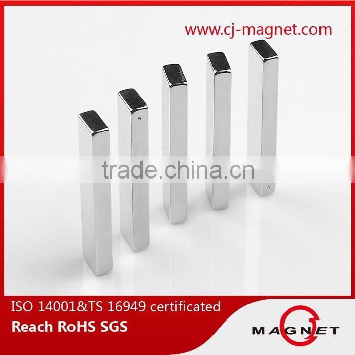 bar permanent ndfeb/neodymium magnet certificated by ISO14001, ISO9001, ISO/TS16949, professional manufacturer