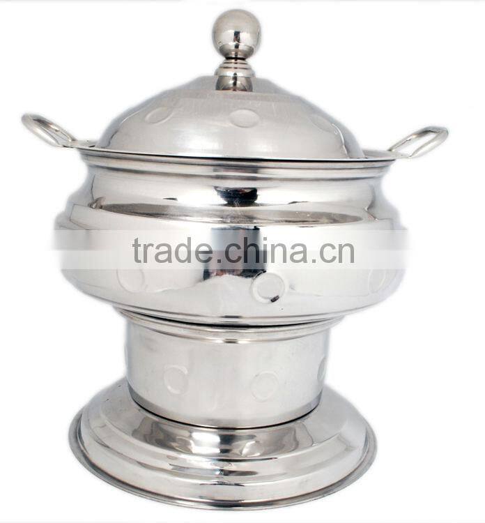 Steel Cheffing Dish, Wedding & Party utensils, food serving dish, hot keeping dish, Catering item, Hotel & Restaurant utensils