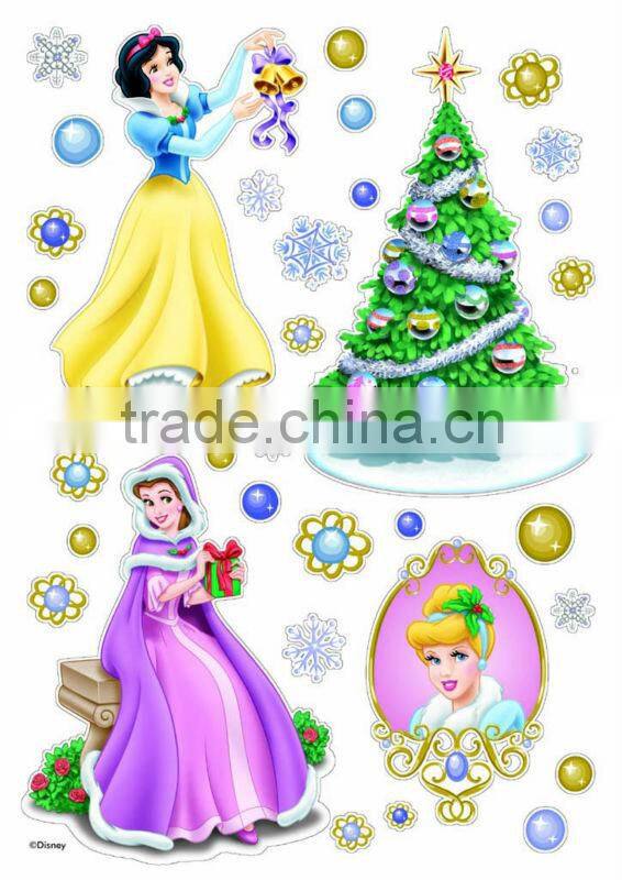 princess girl removable window sticker