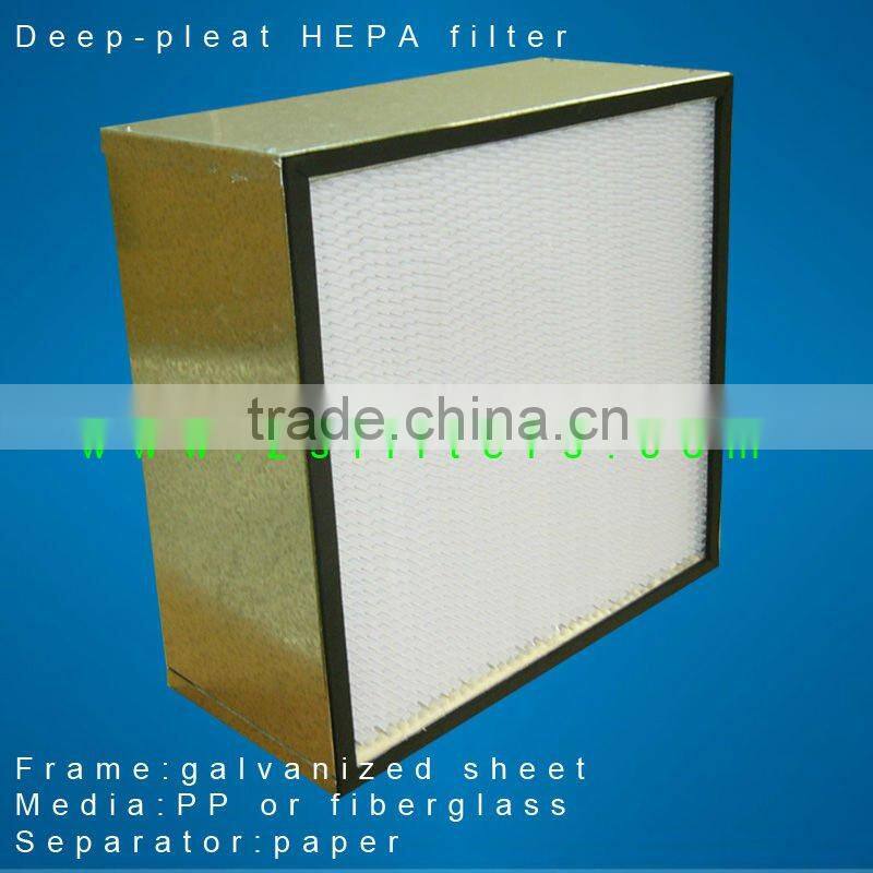 H13 HEPA panel for clean room