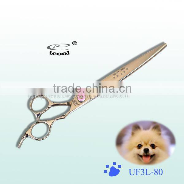 UF2-75C Professional stainless and Curved Dog grooming scissors