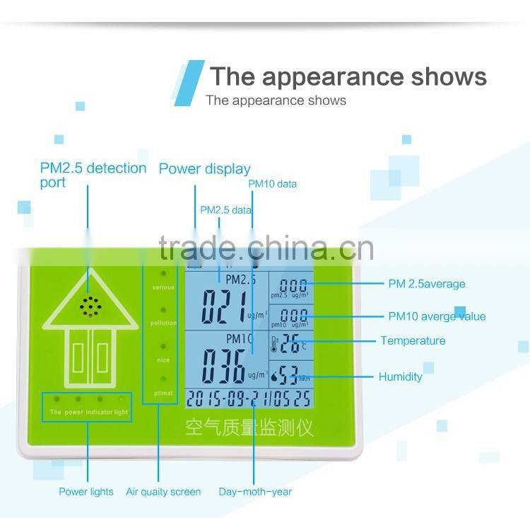 Handheld pm2.5 air quality monitor/pm2.5 and pm10 detector