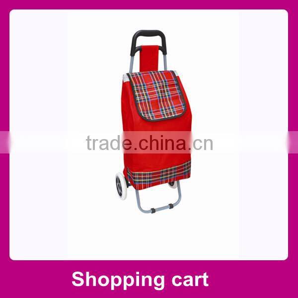 Folding wholesale market shopping trolley for elderly