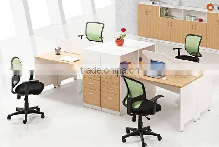 Modern wood office partition workstation design furniture (SZ-WSB381)