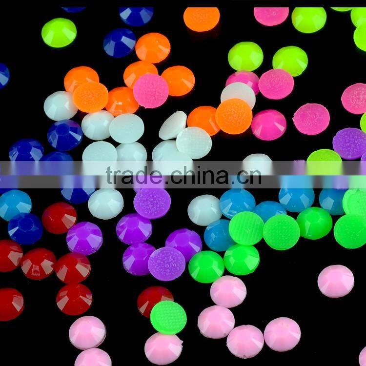 Free Sample Flatback Jelly Hotfix Stone, Resin and Epoxy Hotfix Rhinestone All Size