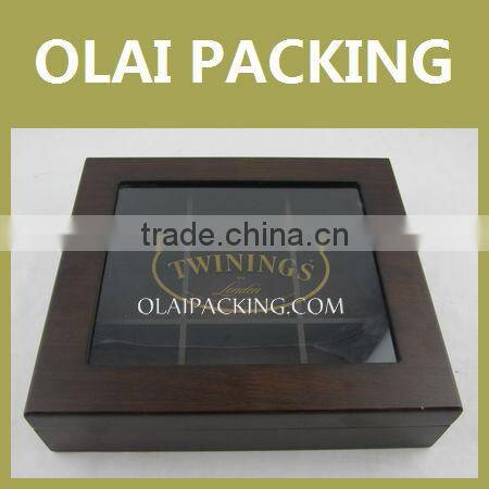 Unpainted Tea Gift Box,Wooden Tea Bag Case,Personalized Tea Bag Box