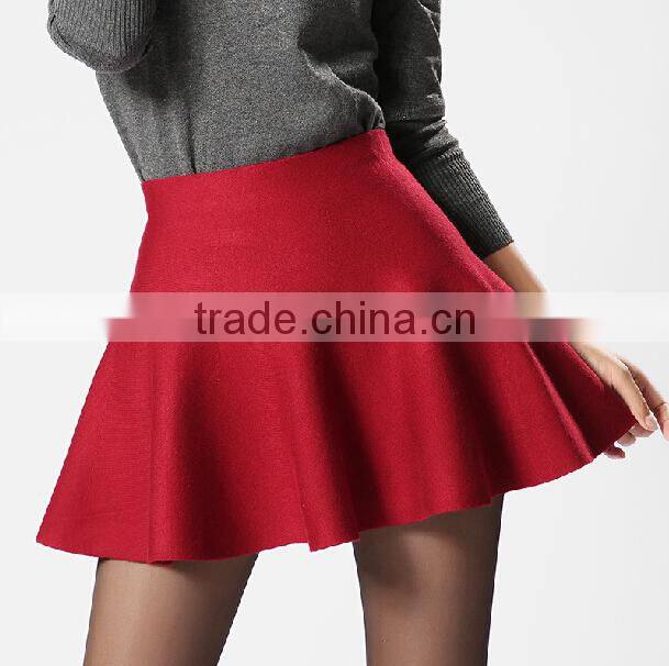 Elastic High Waist Super Soft Breathable Bubble Short Skirt
