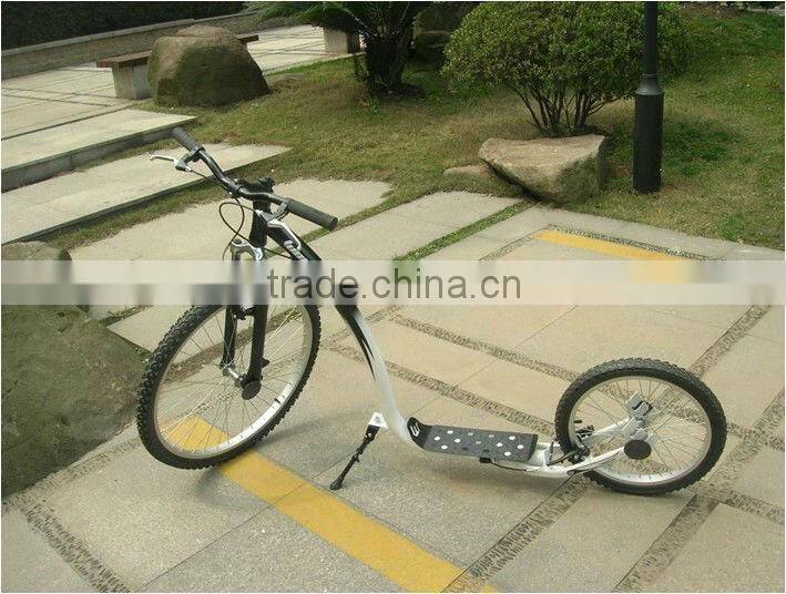 Adult Kick Bike With 26-18'' Steel Frame, Suspension Shocking Proof And Disc Brake